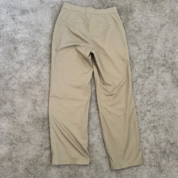 Aritzia Sunday Best Charlie Wide Leg Trousers Taupe Beige Size 8 - Picture 10 of 10